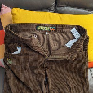 jnco corduroy wide leg jeans size 36